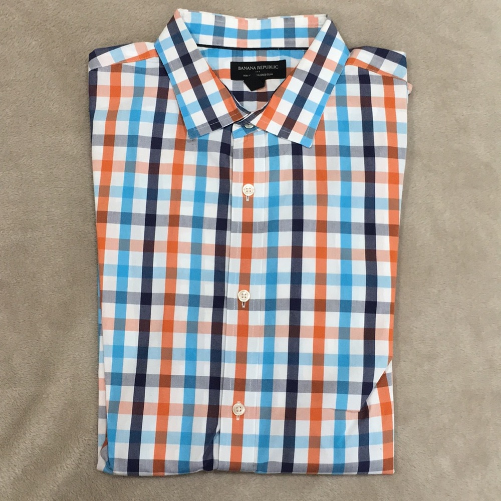Banana Republic Slim Fit Button Up Shirt XL